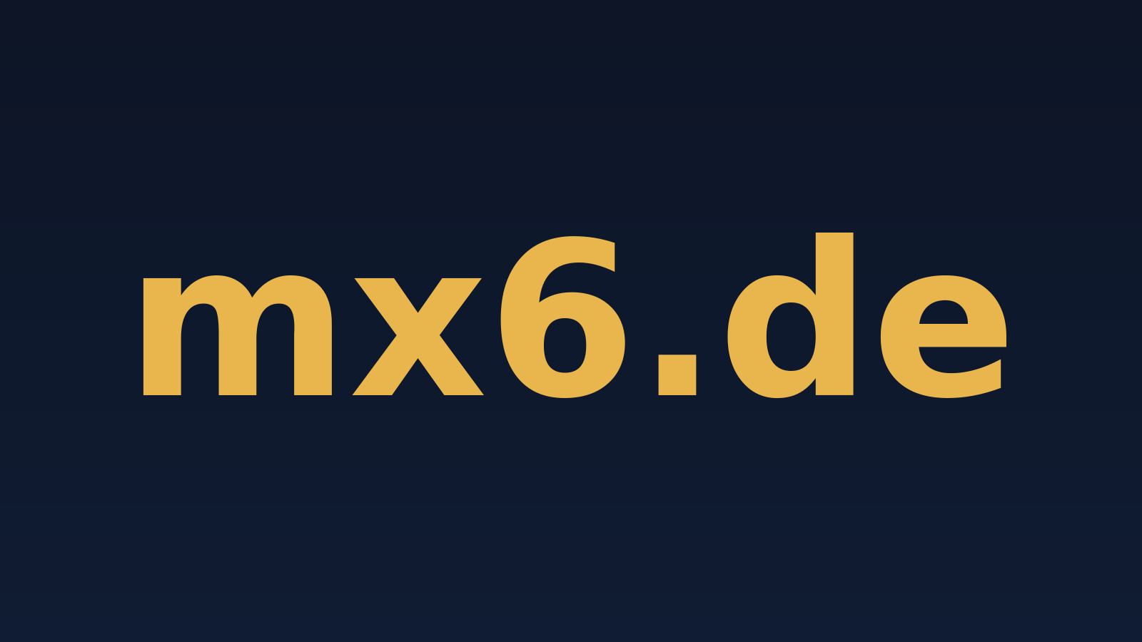 mx6.de - Domain zu verkaufen. loading=